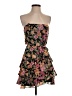 Lulus 100% Polyester Floral Black Cocktail Dress Size S - photo 1