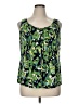Jones Studio Green Sleeveless Blouse Size 16 - photo 1