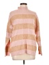 Sanctuary Stripes Pink Turtleneck Sweater Size L - photo 1