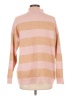Sanctuary Stripes Pink Turtleneck Sweater Size L - photo 2
