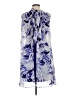 Eliza J 100% Polyester Print Blue Cocktail Dress Size 6 - photo 2