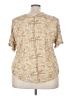Cato Tan Short Sleeve Blouse Size 18 - 20 - photo 2