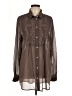 Gap Brown Long Sleeve Blouse Size L (tall) - photo 1
