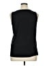 Maggie Barnes 100% Polyester Solid Black Sleeveless T-Shirt Size 0X - photo 2