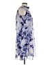 Eliza J 100% Polyester Print Blue Cocktail Dress Size 6 - photo 4