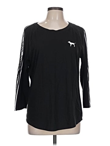 Victoria's Secret Pink 3/4 Sleeve T-Shirt (view 1)