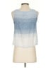 Unbranded 100% Linen Blue Tank Top Size S - photo 2