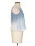 Unbranded 100% Linen Blue Tank Top Size S - photo 4