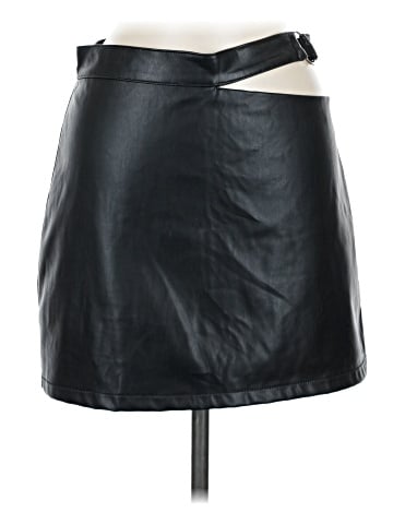 Divided by H&M Faux Leather Skirt (view 1)