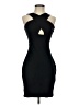Express Solid Black Cocktail Dress Size XS - photo 1