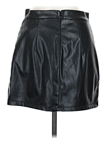 Divided by H&M Faux Leather Skirt (view 2)