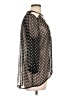 Rain 100% Polyester Polka Dots Black 3/4 Sleeve Blouse Size L - photo 4