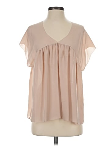 Joie Short Sleeve Silk Top (view 1)