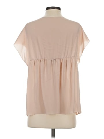 Joie Short Sleeve Silk Top (view 2)