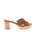 Veronica Beard 100% Leather Tan Wedges Size 7 - photo 1