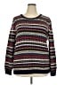 Talbots Print Blue Pullover Sweater Size 2X - photo 1