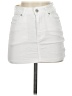 Shein Solid White Denim Skirt Size XS - photo 1