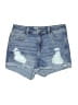 Hollister Blue Denim Shorts Size 9 - photo 1