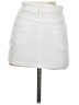 Shein Solid White Denim Skirt Size XS - photo 2