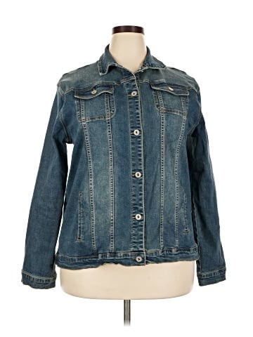White Mark Denim Jacket (view 1)