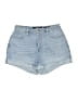 Hollister Blue Denim Shorts Size 9 - photo 1