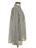 Candie's 100% Polyester Chevron-herringbone Ivory Long Sleeve Blouse Size S - photo 4