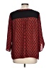 Pleione 100% Polyester Red 3/4 Sleeve Blouse Size L - photo 2