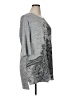Catherines Damask Solid Gray Long Sleeve Top Size 0X - photo 1