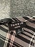 Torrid Plaid Black 3/4 Sleeve Button-Down Shirt Size 2X Plus (2) - photo 7