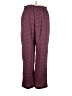 AWARE Print Burgundy Casual Pants Size XL - photo 2