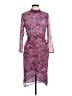Laundry by Shelli Segal Paisley Purple Cocktail Dress Size 8 - photo 1
