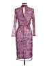 Laundry by Shelli Segal Paisley Purple Cocktail Dress Size 8 - photo 2