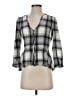 Veronica Beard Gray 3/4 Sleeve Blouse Size 4 - photo 1
