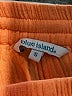 Blue Island 100% Cotton Solid Orange Shorts Size S - photo 3