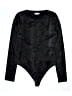 Good American 100% Polyurethane Black Bodysuit Size Med (2) - photo 1