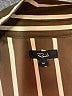 Rails 100% Polyester Stripes Brown Long Sleeve Blouse Size M - photo 7