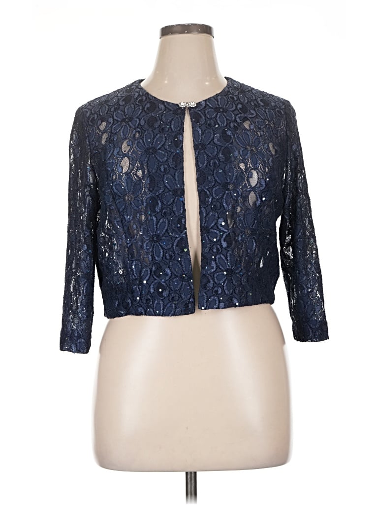 Pre-owned Jessica Howard Kimono In Blue