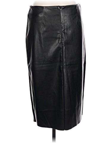T Tahari Faux Leather Skirt (view 2)