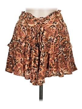 Olivaceous Casual Skirt