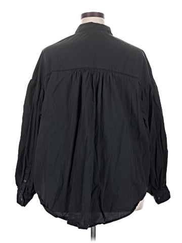 Pilcro 3/4 Sleeve Button-Down Shirt (view 2)