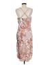 Bishop + Young 100% Polyester Paisley Orange Cocktail Dress Size M - photo 2