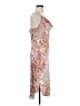 Bishop + Young 100% Polyester Paisley Orange Cocktail Dress Size M - photo 4