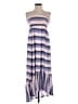 Splendid Stripes Ombre Pink Blue Casual Dress Size M - photo 1