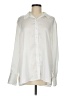 A New Day 100% Polyester Solid Ivory Long Sleeve Blouse Size M - photo 1
