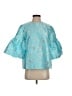 Tuckernuck 100% Polyester Teal 3/4 Sleeve Blouse Size S - photo 1
