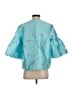 Tuckernuck 100% Polyester Teal 3/4 Sleeve Blouse Size S - photo 2