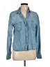 Cloth & Stone Blue Long Sleeve Button-Down Shirt Size L - photo 1