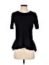 Ann Taylor LOFT Black Short Sleeve Top Size XS - photo 1