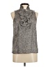J.Crew 100% Silk Silver Sleeveless Silk Top Size 6 - photo 1