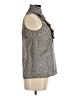 J.Crew 100% Silk Silver Sleeveless Silk Top Size 6 - photo 4